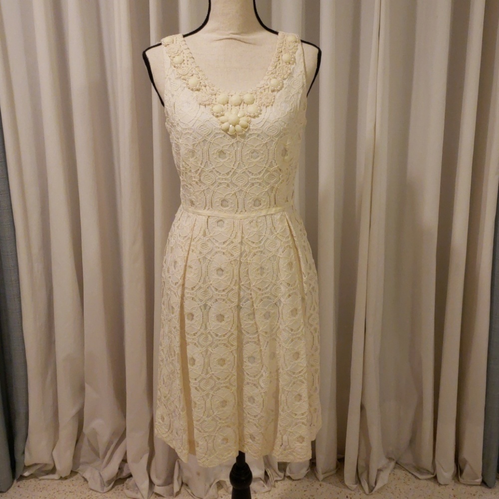 Ivory Beaded Dress